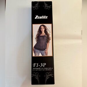 Professional Ceramic 3 in 1 Curling Iron Wand Interchangeable Barrels Glove NEW